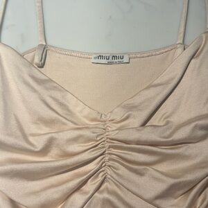 Miu Miu Vintage White Bodysuit NWOT
